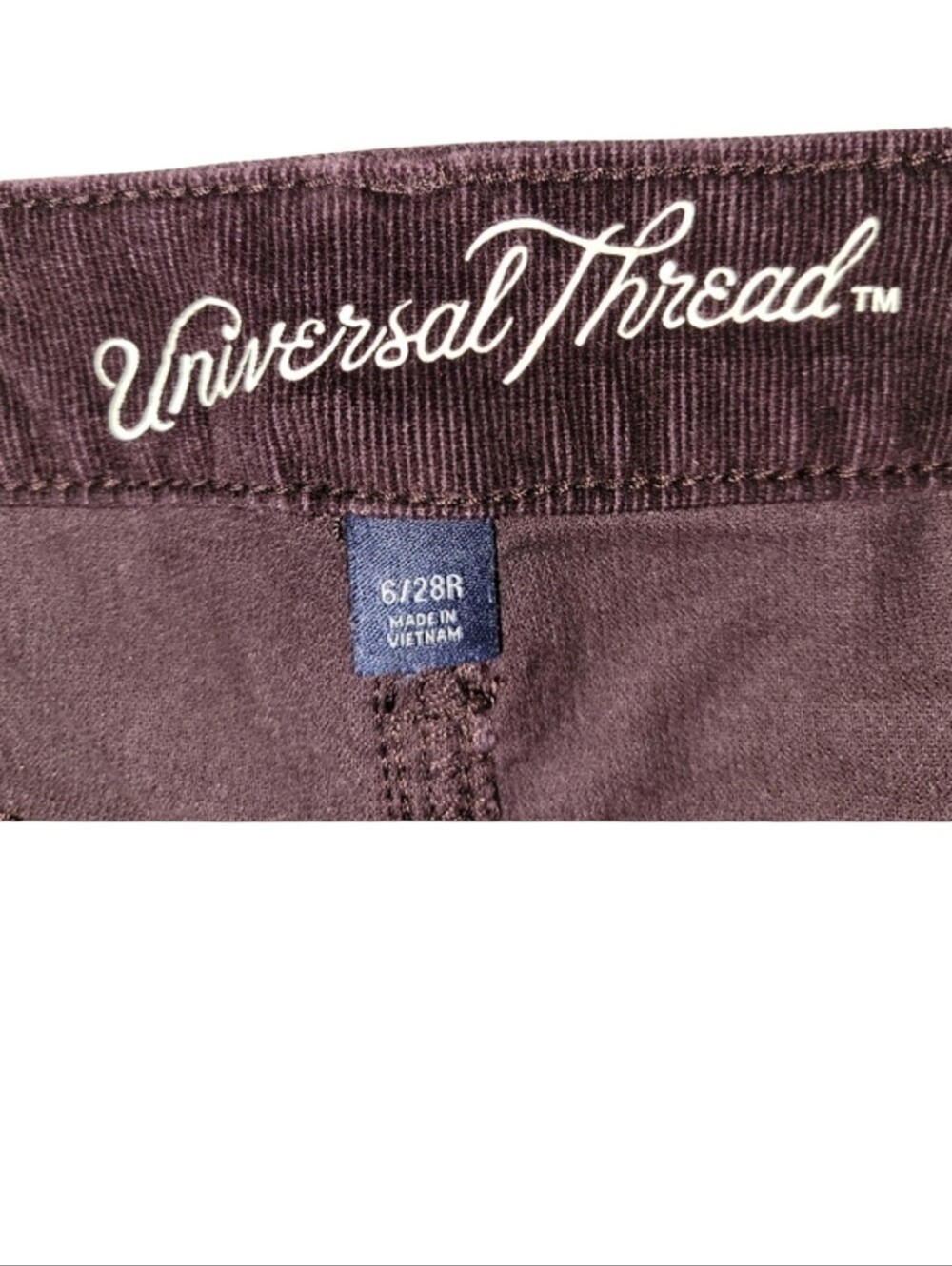 Universal Thread Chocolate Brown Corduroy Mid-rise Skinny Pants Size 6/28R - Picture 7 of 13
